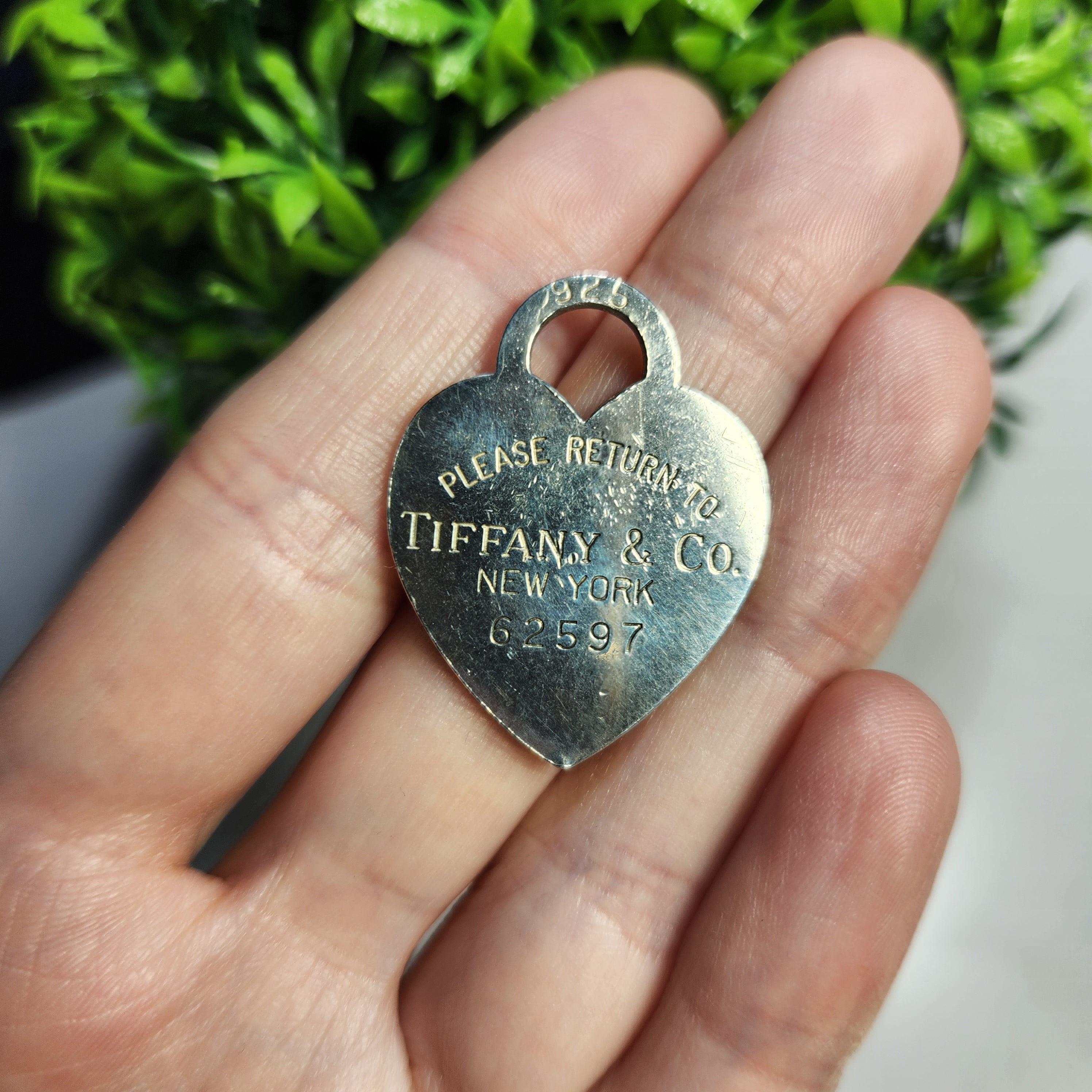 Tiffany & Co. Diamond Heart Lock Pendant