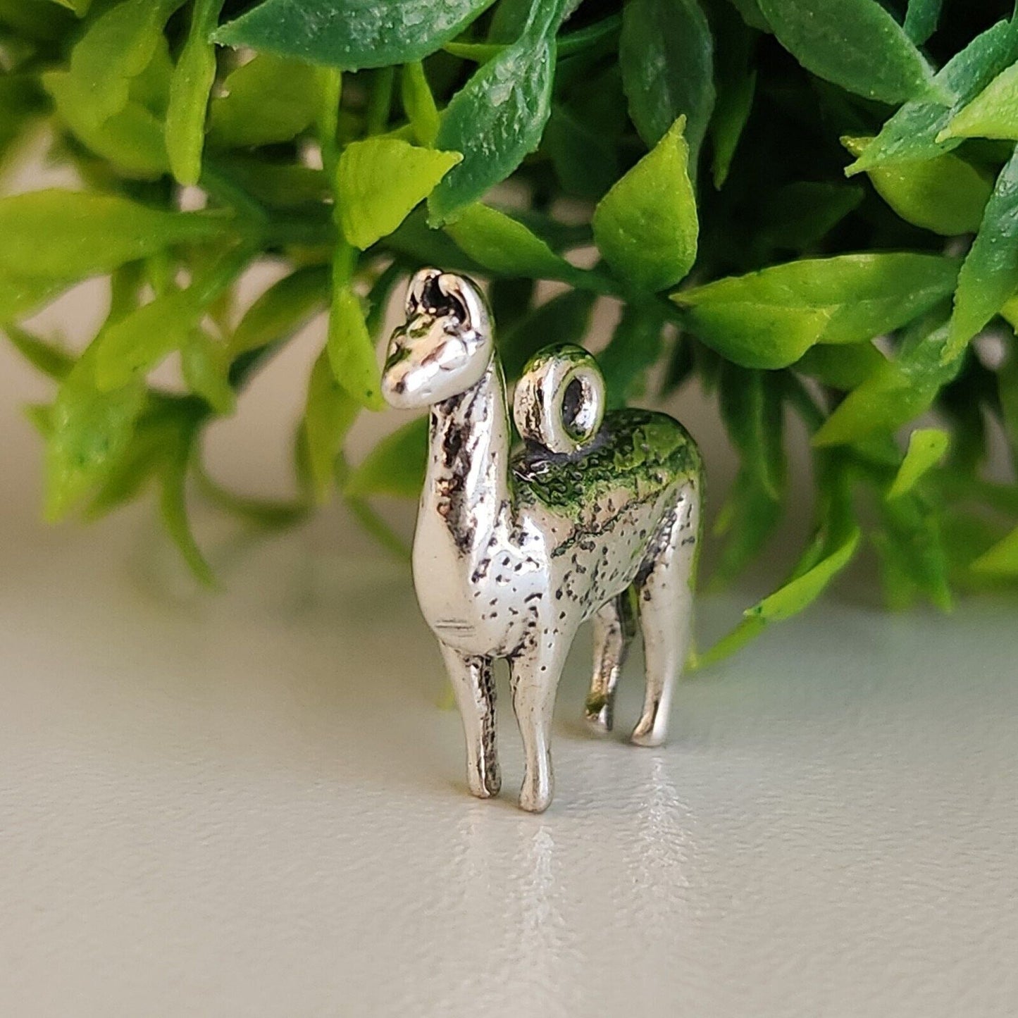 925 Sterling Silver Llama Charm