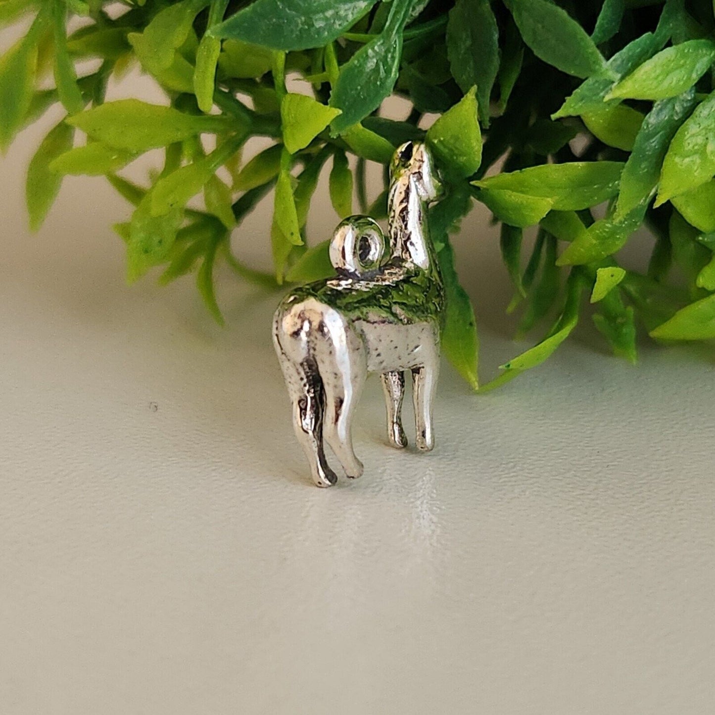 925 Sterling Silver Llama Charm